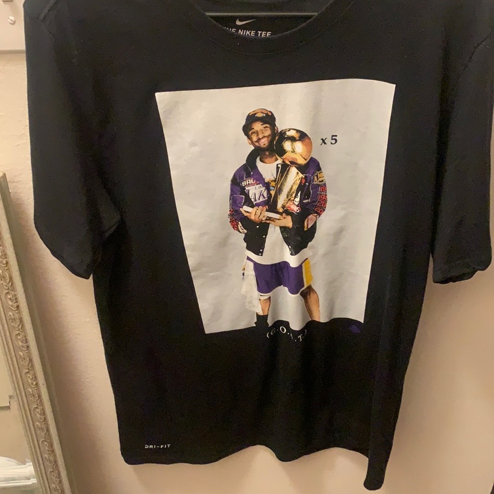Kobe nike retro real tshirt 5x champ lakers Large